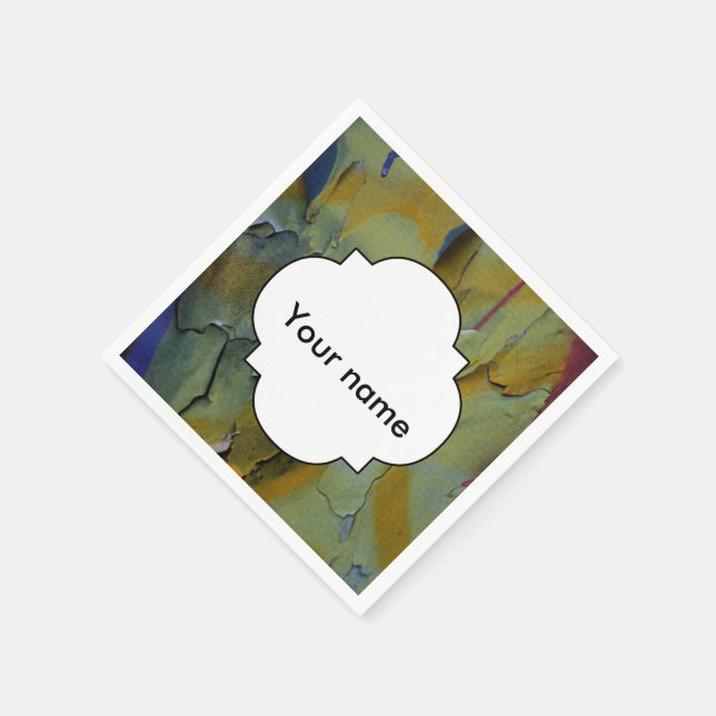 Peeling paint napkins (Corner)