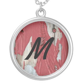 Peeling Paint Necklace by lynnsphotos at Zazzle