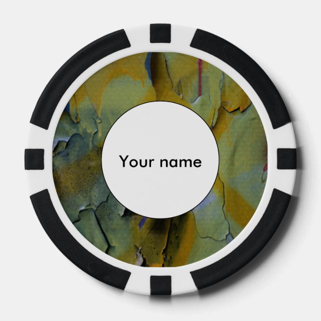 Peeling paint poker chips (Front)