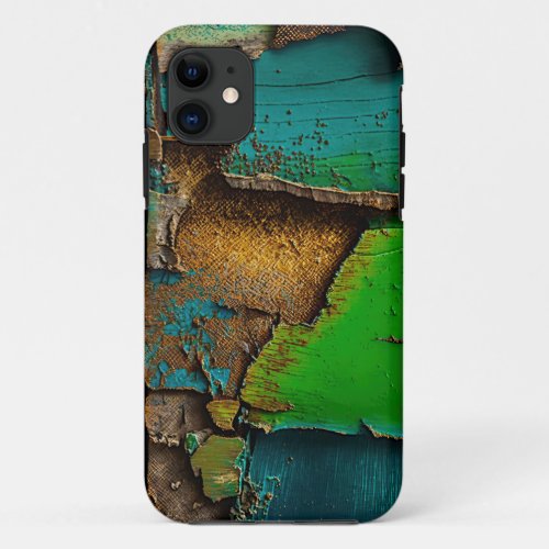  Peeling Paint Rustic Antique  iPhone 11 Case
