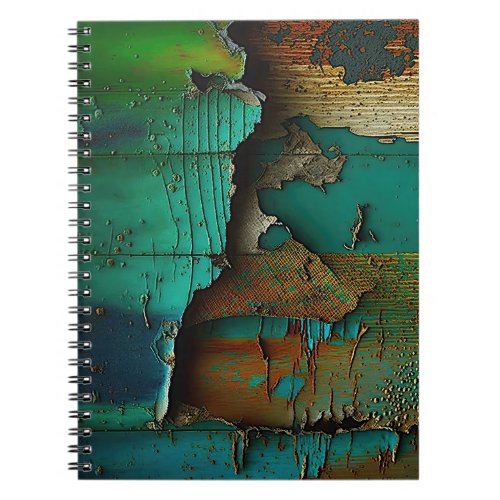  Peeling Paint Rustic Antique  Notebook