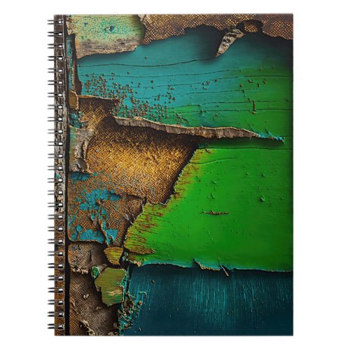  Peeling Paint Rustic Antique  Notebook