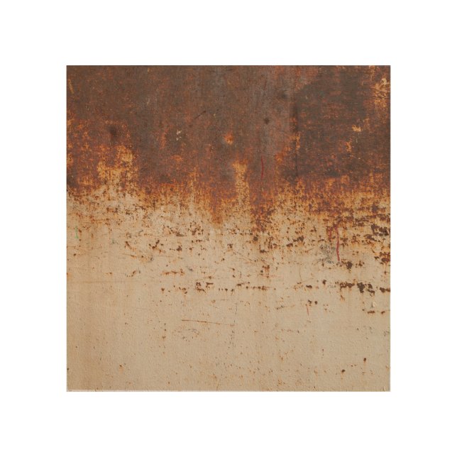 Peeling paint, rusty wall texture. wood wall art (Front)