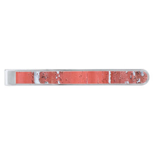 PEELING PAINT SILVER FINISH TIE BAR