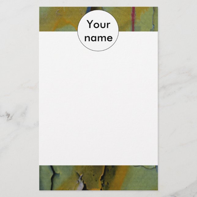 Peeling paint stationery (Front)