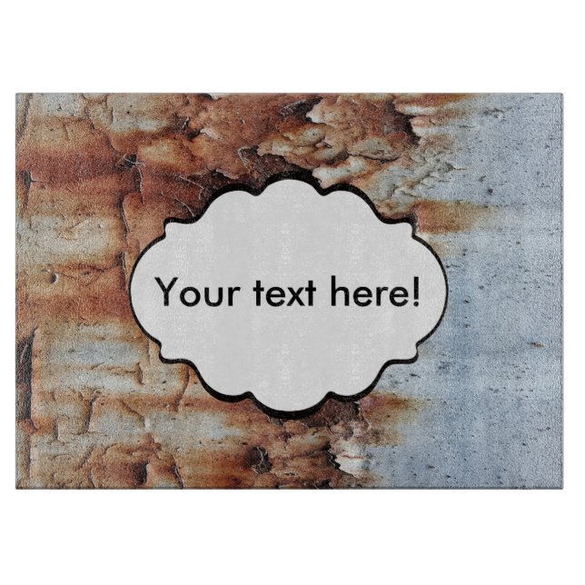 Peeling paint texture cutting board (Front)