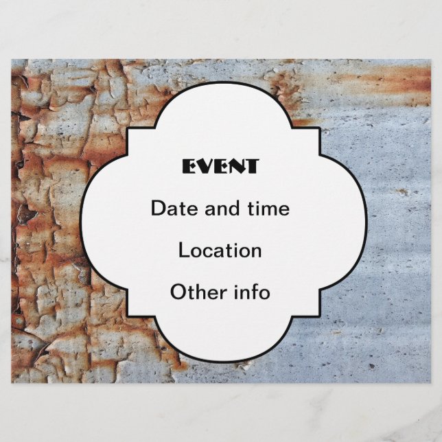 Peeling paint texture flyer (Front)