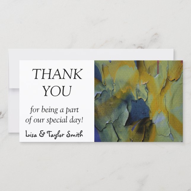 Peeling paint thank you card (Front)