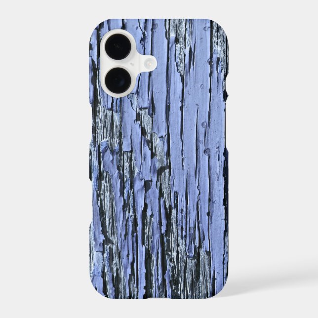 Peeling Paint Wood Blue Case-Mate iPhone Case (Back)