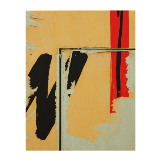 Peeling Painted Paper Art - Cool - Unique (Front)