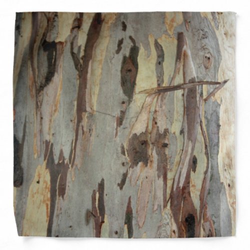 Peeling Patterns Of Eucalyptus Bark Bandana