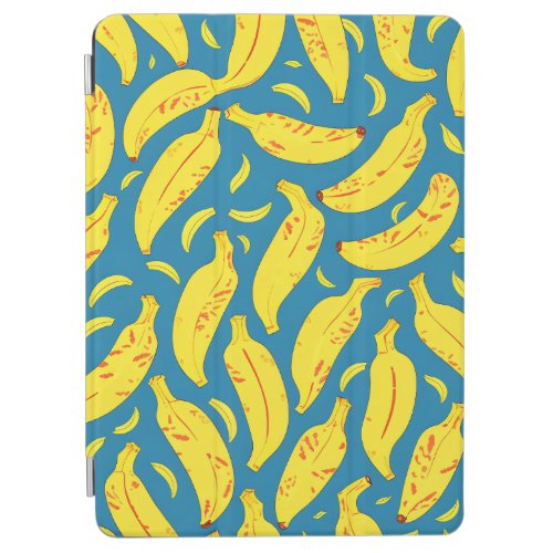 Peeling Tropical Yellow Banana Pattern iPad Air Cover