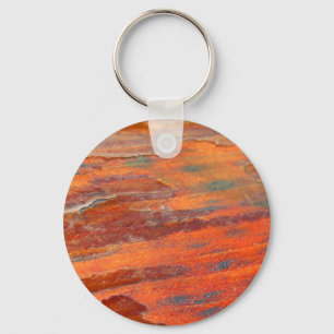 Peeling Wood Keychain