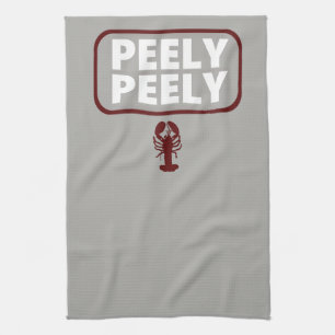 Peely Peely Funny Crawfish Lovers Kitchen Towel