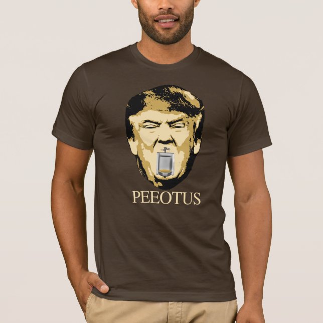 PEEOTUS TRUMP - Anti-Trump Design T-Shirt (Front)
