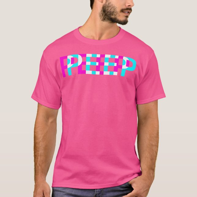 Peep Rip Crybaby Emo Rap Hip Hop Sad Boy Pastel Go T-Shirt (Front)