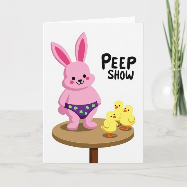 Peep Show Fun Gift Card (Front)