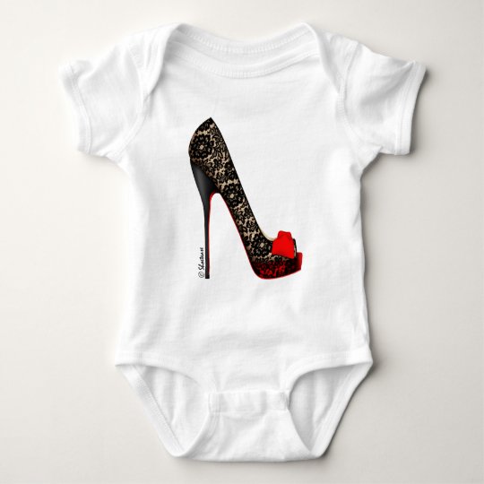 Peep Toe Platform Pump Baby Bodysuit