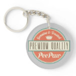 Peepaw (Funny) Gift Keychain