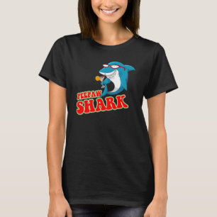 Peepaw Shark Wearing Cool Sunglasses Wine Lovers T-Shirt