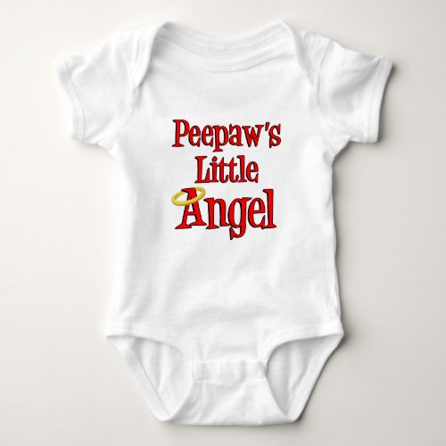 Peepaws Little Angel Baby Bodysuit