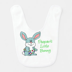 Peepaw's Little Bunny Baby Bib
