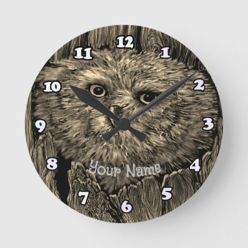 Peeper Owl clock