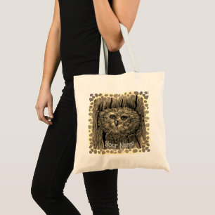 Peeper Owl Tote Bag