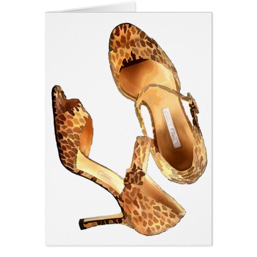 Peeping Leopard Toes Cards (Front)