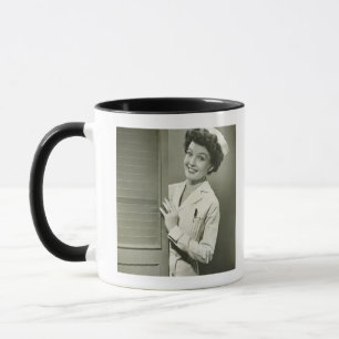 Peeping Nurse Mug