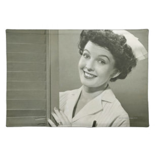 Peeping Nurse Placemat