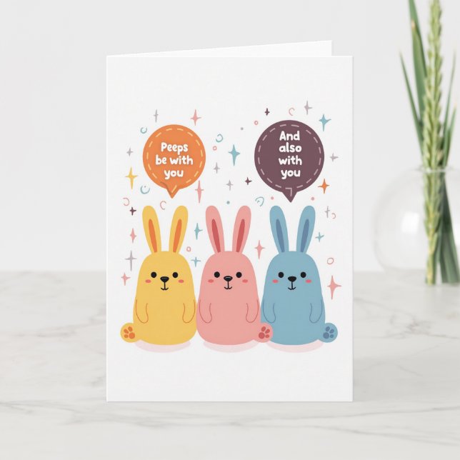 Peeps Be With You Friend Card (Front)