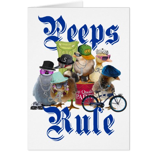 PEEPS RULE CARDS (Front)