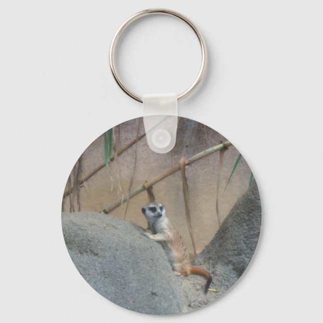 Peerkat Meerkat Keychain (Front)