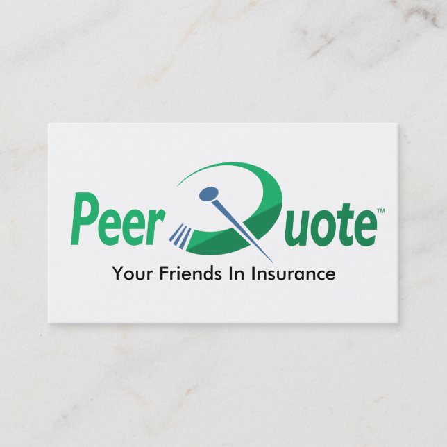 PeerQuote Business Cards (Front)