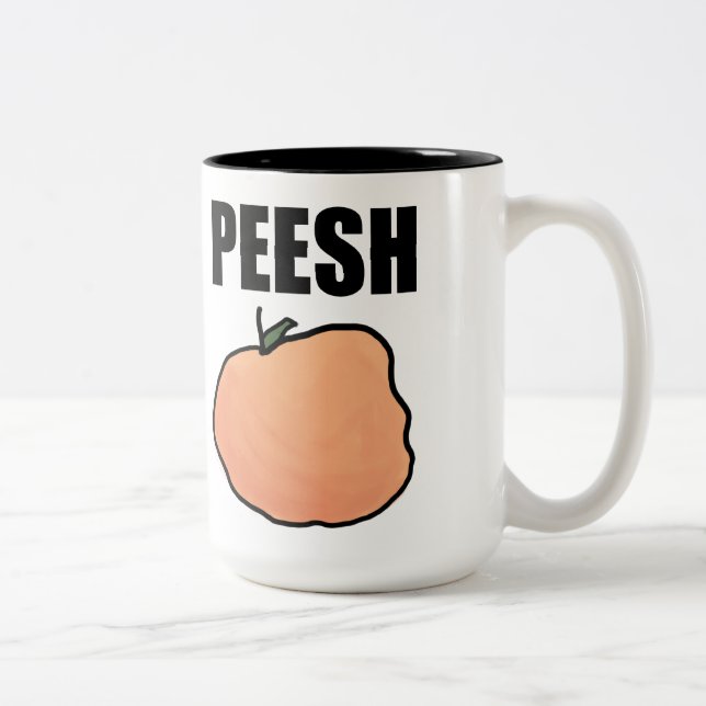 PEESH Two-Tone COFFEE MUG (Right)