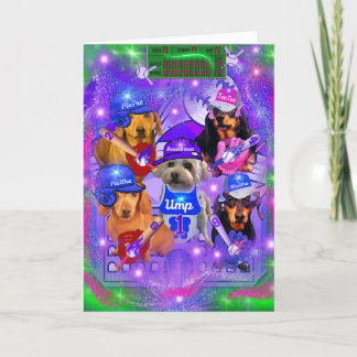 PeeWee Baseball Greeting Card