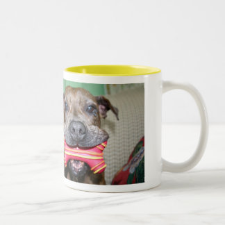 Peg aka Pig Two-Tone Coffee Mug