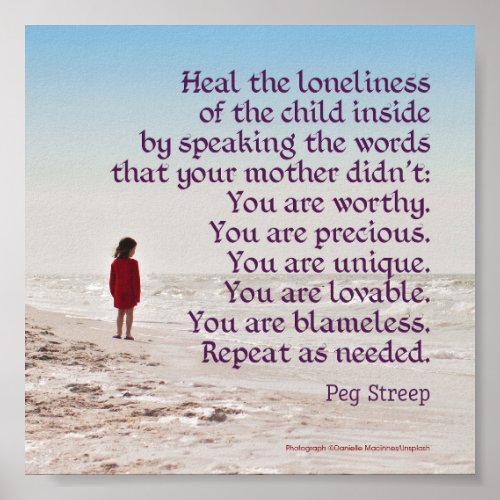 Peg Streeps Heal the Loneliness Canvas Print