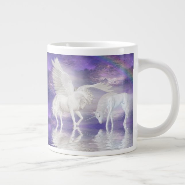 Pegasus and unicorn giant coffee mug (Right)