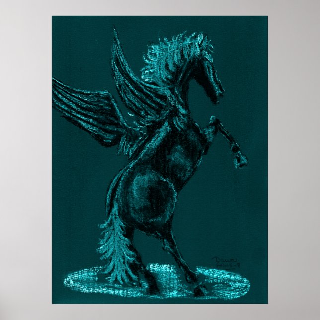 pegasus aqua poster (Front)