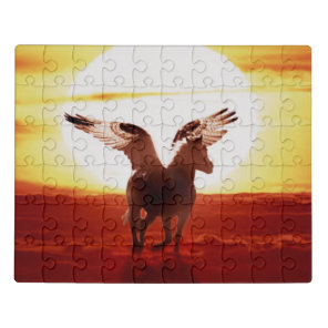 Pegasus At Sunrise Jigsaw Puzzle