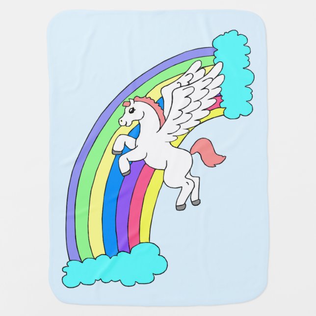 Pegasus Baby Blanket (Front)