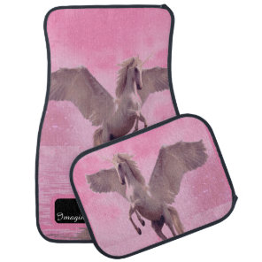 Pegasus Be wild Be free  Car Floor Mat