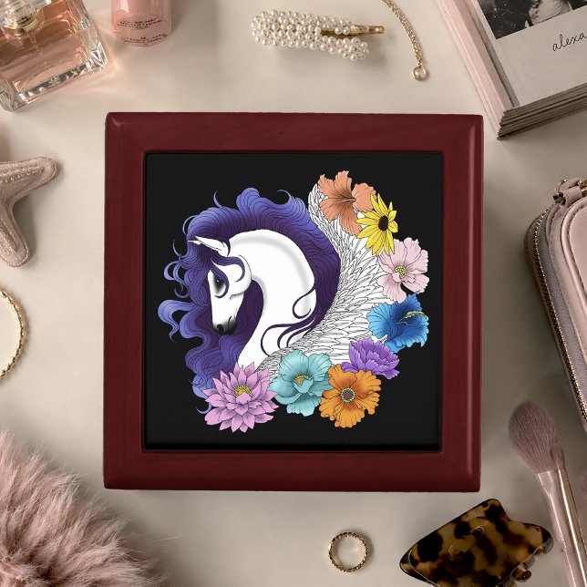 Pegasus Black Floral Gift Box (Creator Uploaded)