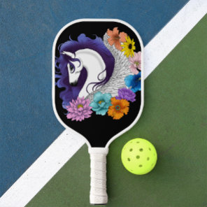 Pegasus Black Floral Pickleball Paddle