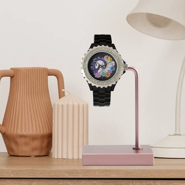 Pegasus Black Floral Watch (Creator Uploaded)