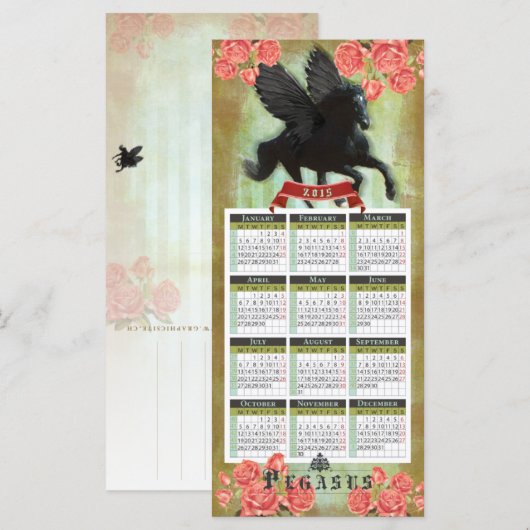 Pegasus - Calendar / Postcard (Front/Back)