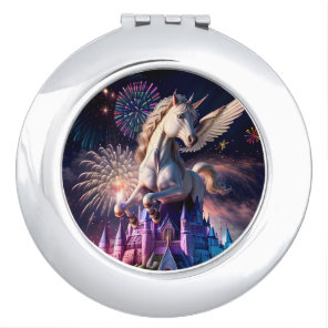 Pegasus Castle One Compact Mirror