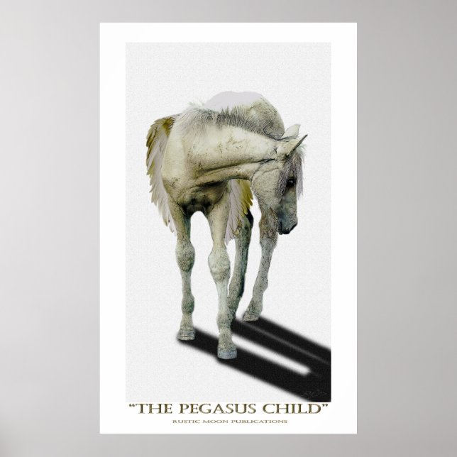 "PEGASUS CHILD" Book Art Poster (Front)